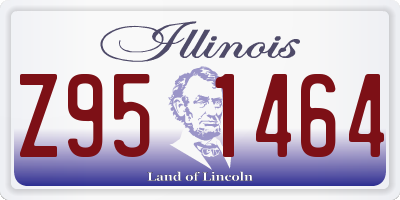 IL license plate Z951464