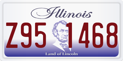IL license plate Z951468