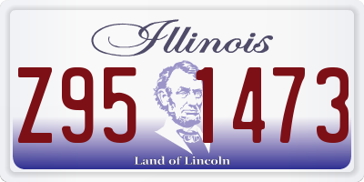 IL license plate Z951473
