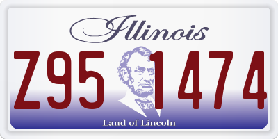 IL license plate Z951474