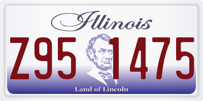IL license plate Z951475