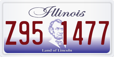 IL license plate Z951477