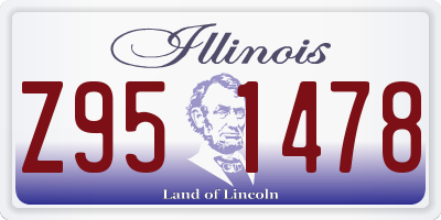 IL license plate Z951478
