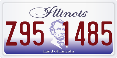 IL license plate Z951485
