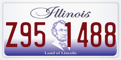 IL license plate Z951488