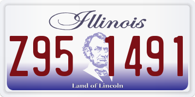 IL license plate Z951491