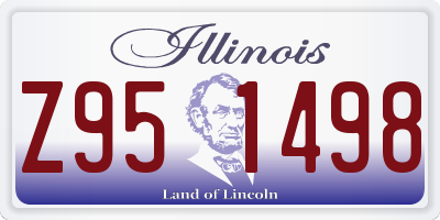 IL license plate Z951498