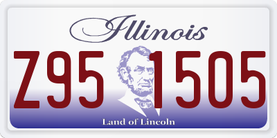 IL license plate Z951505