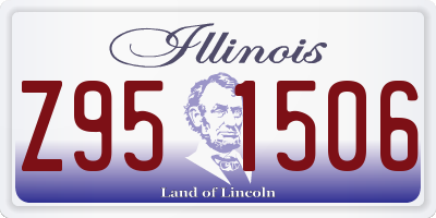 IL license plate Z951506