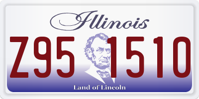 IL license plate Z951510