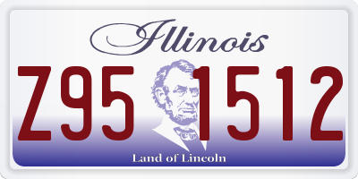 IL license plate Z951512