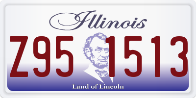 IL license plate Z951513