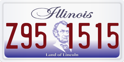 IL license plate Z951515