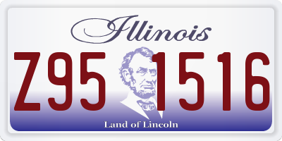 IL license plate Z951516