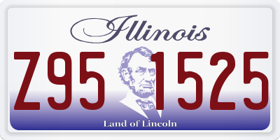 IL license plate Z951525