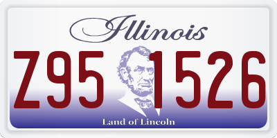 IL license plate Z951526