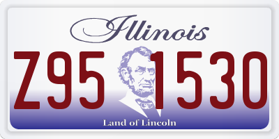 IL license plate Z951530