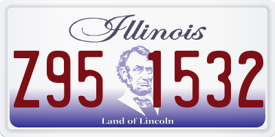 IL license plate Z951532