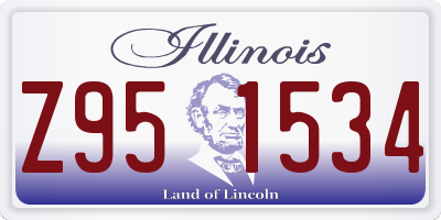 IL license plate Z951534