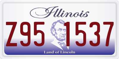 IL license plate Z951537