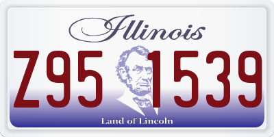 IL license plate Z951539