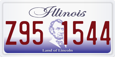 IL license plate Z951544