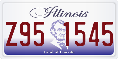 IL license plate Z951545