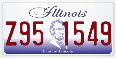 IL license plate Z951549