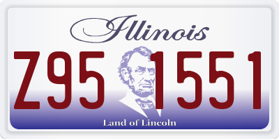 IL license plate Z951551