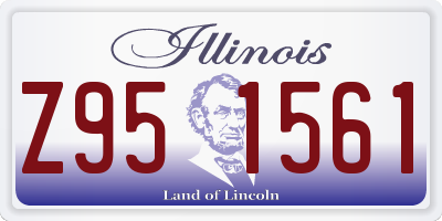 IL license plate Z951561