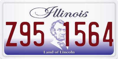 IL license plate Z951564