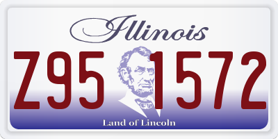 IL license plate Z951572