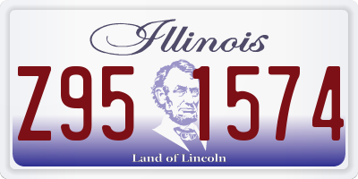 IL license plate Z951574