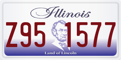 IL license plate Z951577