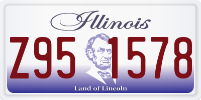 IL license plate Z951578