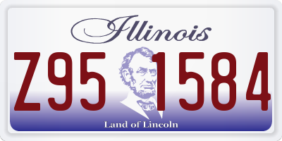 IL license plate Z951584