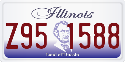 IL license plate Z951588