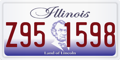 IL license plate Z951598