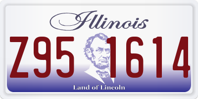 IL license plate Z951614