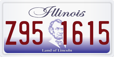 IL license plate Z951615