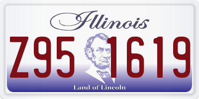IL license plate Z951619