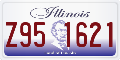 IL license plate Z951621