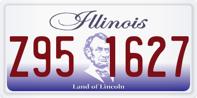 IL license plate Z951627