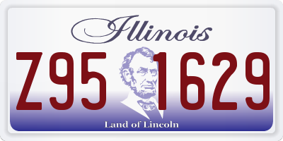 IL license plate Z951629