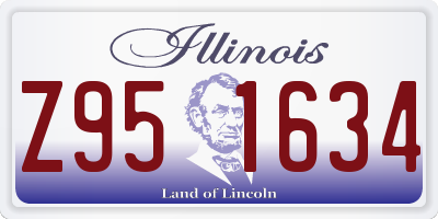 IL license plate Z951634