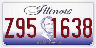 IL license plate Z951638