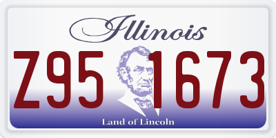 IL license plate Z951673