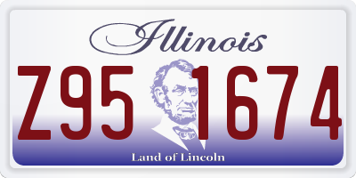 IL license plate Z951674