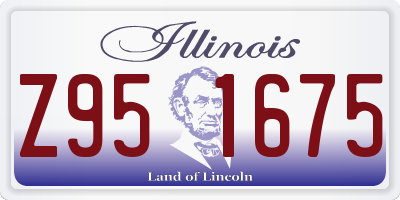 IL license plate Z951675