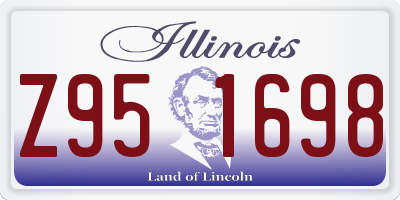IL license plate Z951698